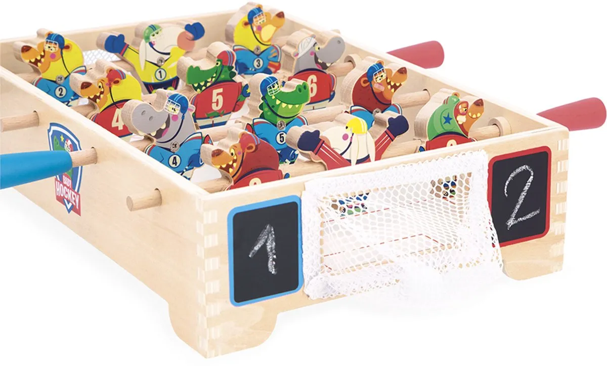 Janod Applepop Mini Tafelhockey 11.3367 - 3 Ballen - Multicolor - afbeelding 6 van 6
