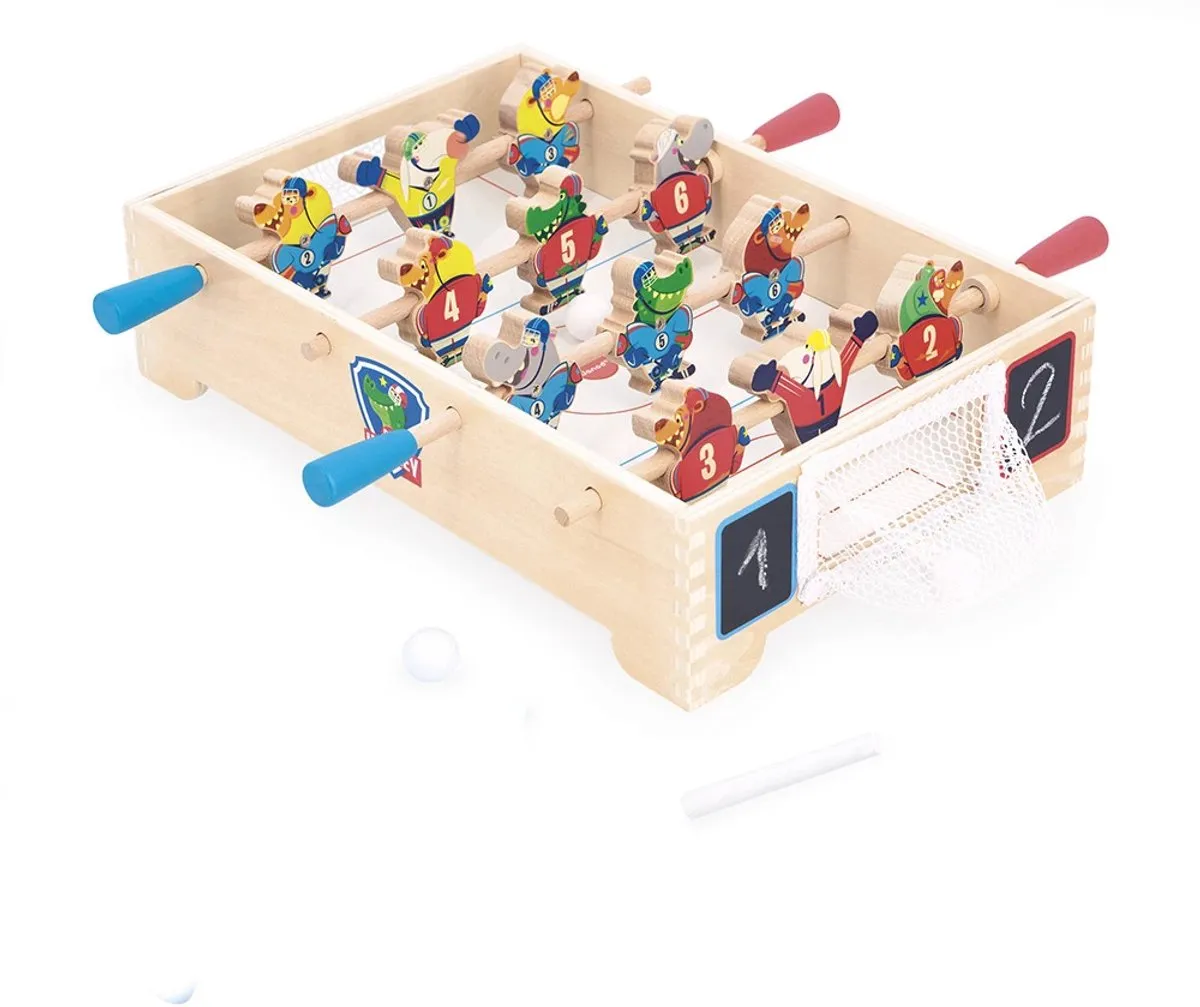 Janod Applepop Mini Tafelhockey 11.3367 - 3 Ballen - Multicolor