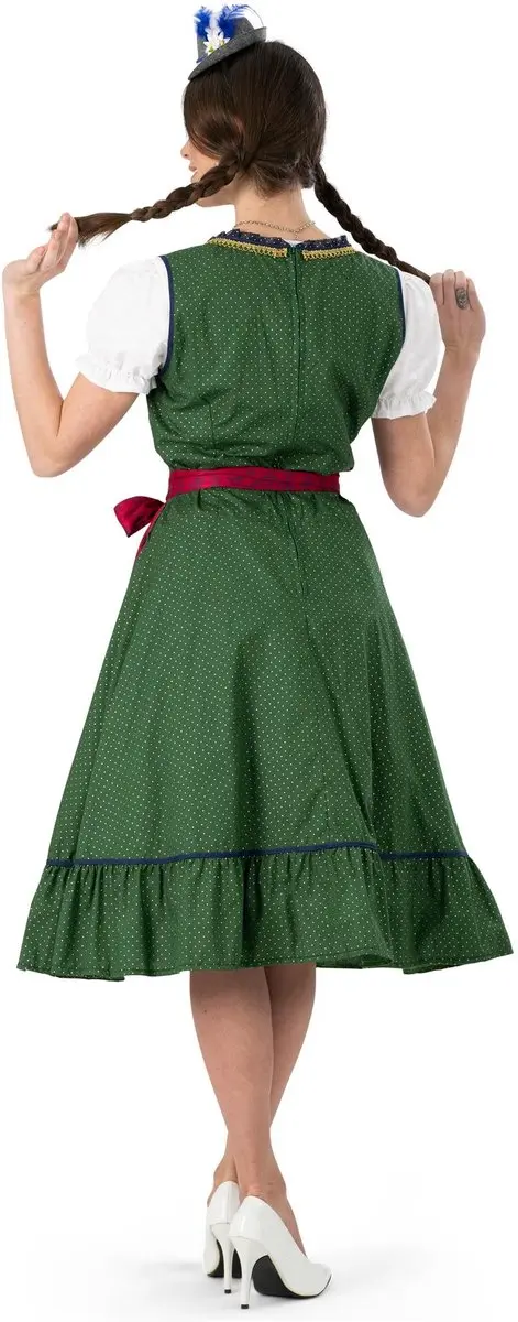 Espa Dirndl Kristin - Rood/Groen/Wit