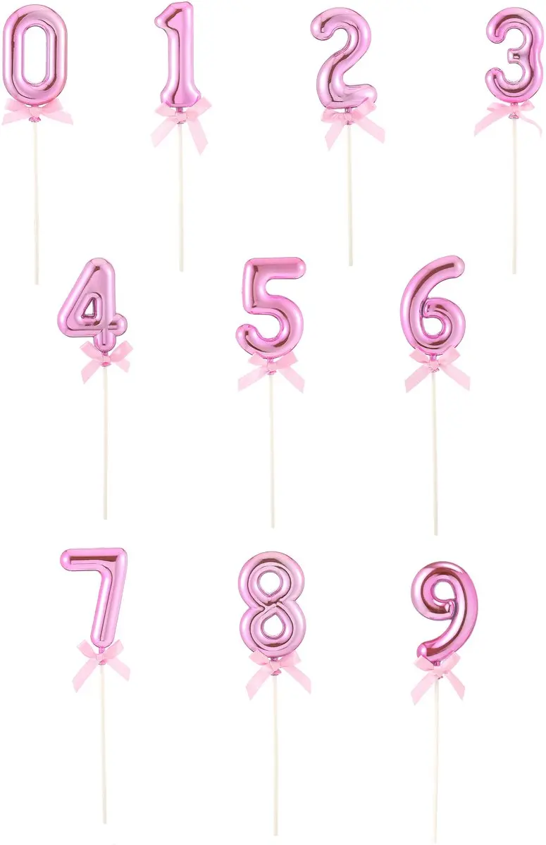 Espa Taarttopper Cijfer 12,7cm Roze - afbeelding 3 van 4