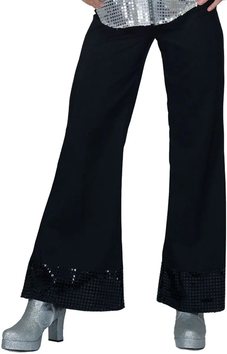 Espa Zwarte Disco Broek met Lovers