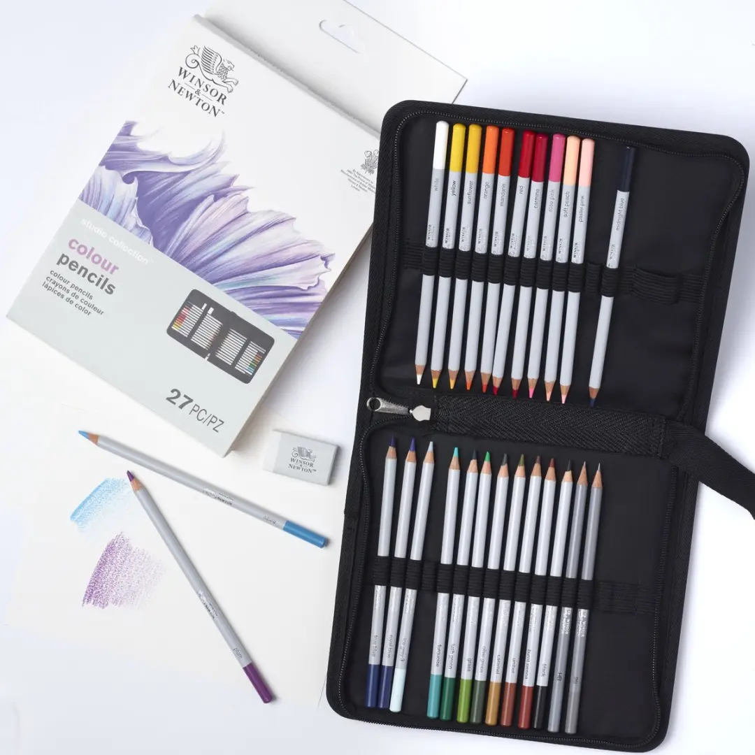 Winsor & Newton Studio Collection Kleurpotloden Set 27 Stuks