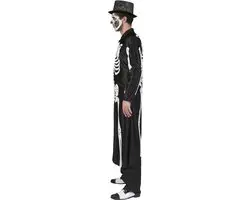 Espa Skeletpak Halloween Heren - M/L - Wit/Zwart