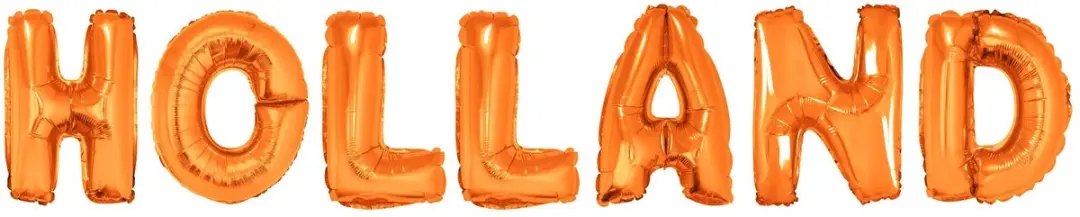 Espa Holland Ballonnen 40cm - 7 Stuks - Oranje