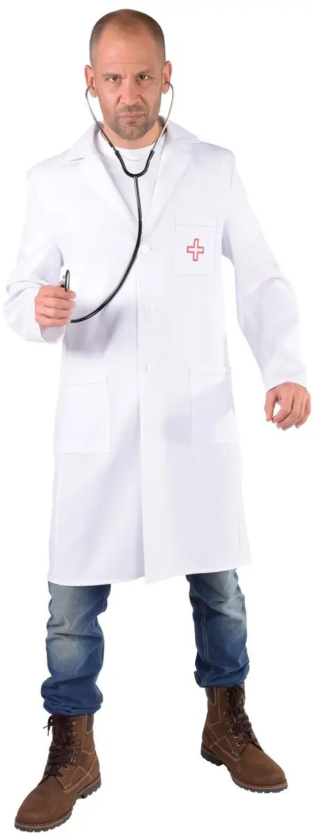 Espa Dokterjas Zaalarts Medium - Wit Transparant