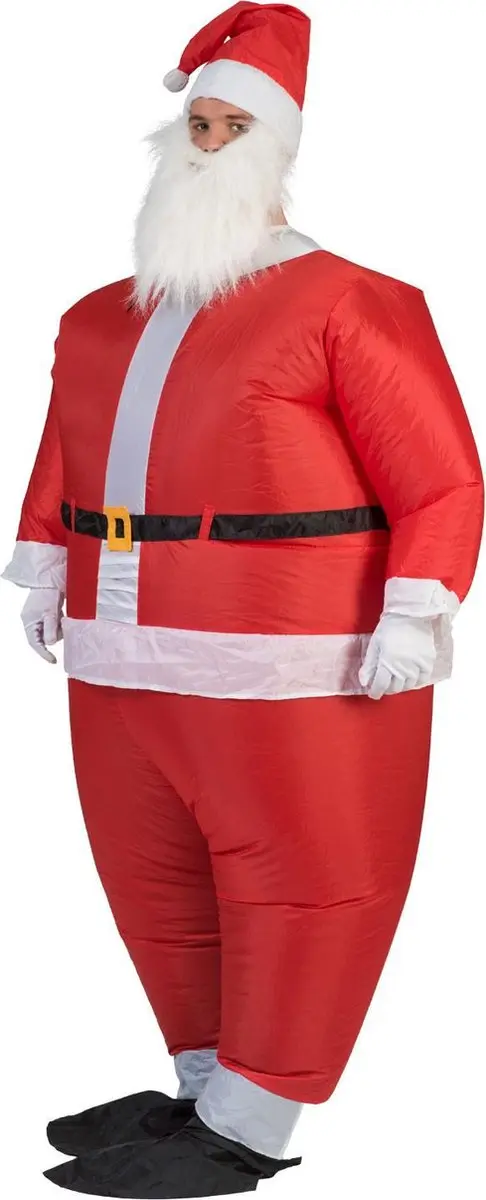 Opblaasbaar Kerstman pak Santa