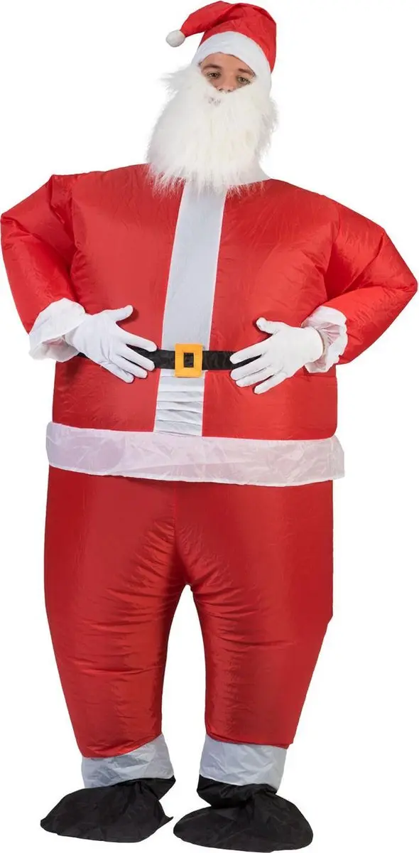Opblaasbaar Kerstman pak Santa
