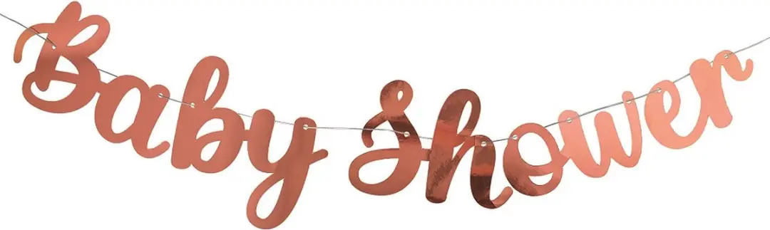 Espa Letterslinger Baby Shower Rosé Goud 3,6m