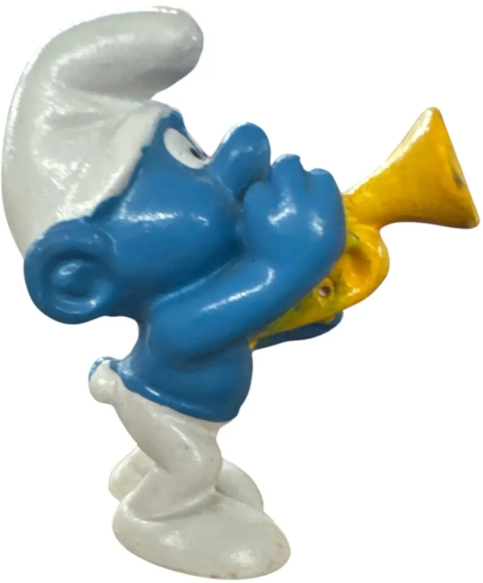 Schleich Smurf Trompet Speelfiguur 6cm