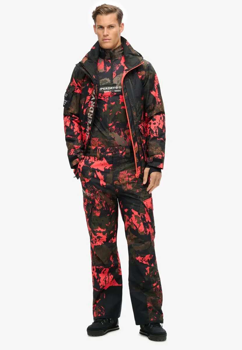 Superdry Ultimate Rescue Skibroek MS110180A-2TL - Roze/ Groen