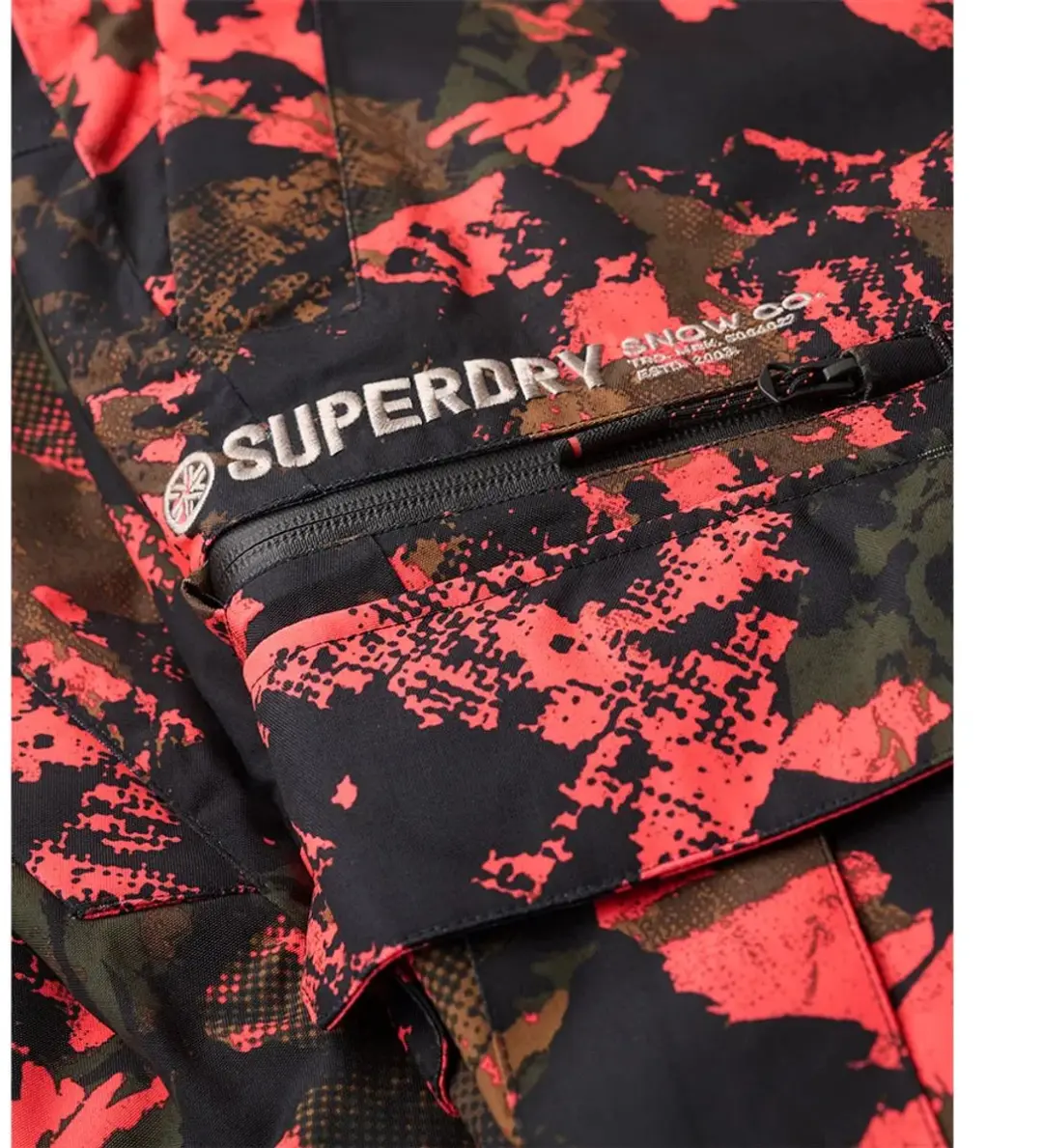 Superdry Ultimate Rescue Skibroek MS110180A-2TL - Roze/ Groen