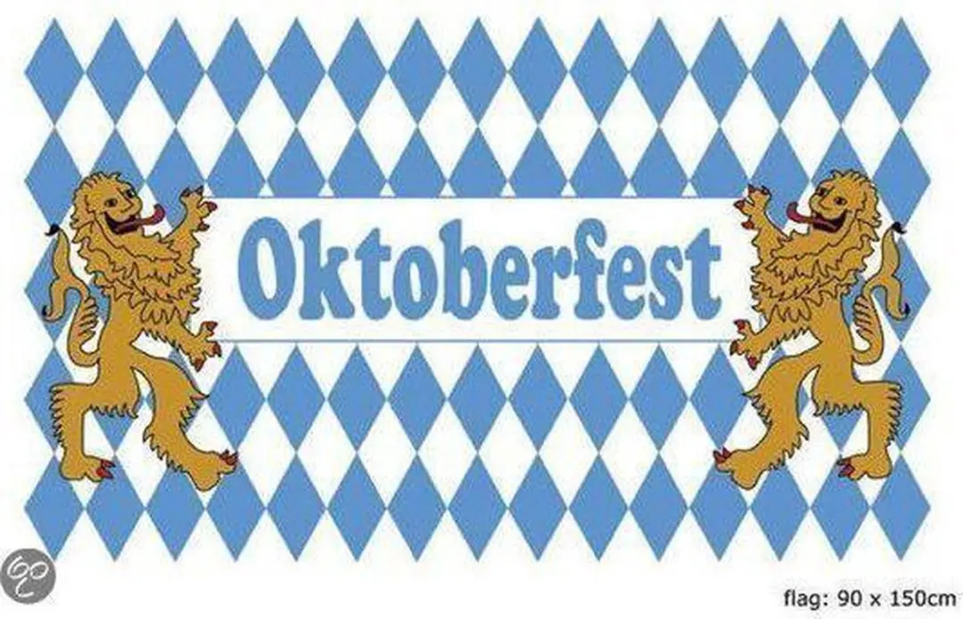 Espa Vlag Oktoberfest - 90x150cm - Blauw