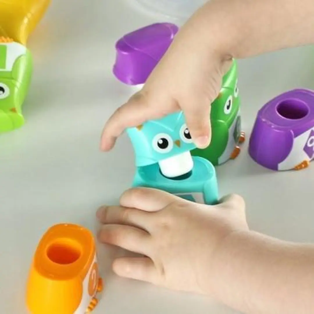Learning Resources Regenboog Uilen Snap-n-Learn - 10 Stuks