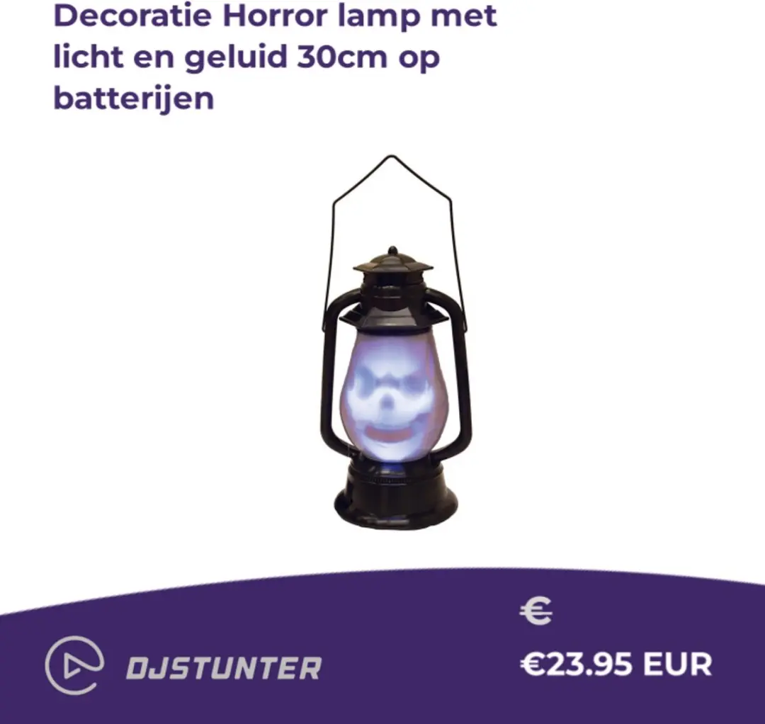 Espa Halloween Lantaarn - Zwart