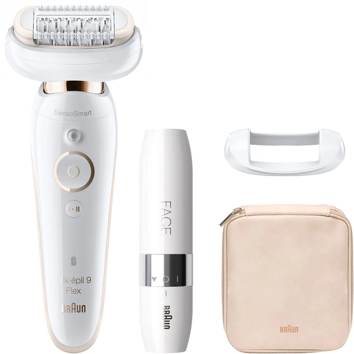 Braun Silk-épil 9 Flex 9005 Pincetten - 40 Stuks - Goud/Wit